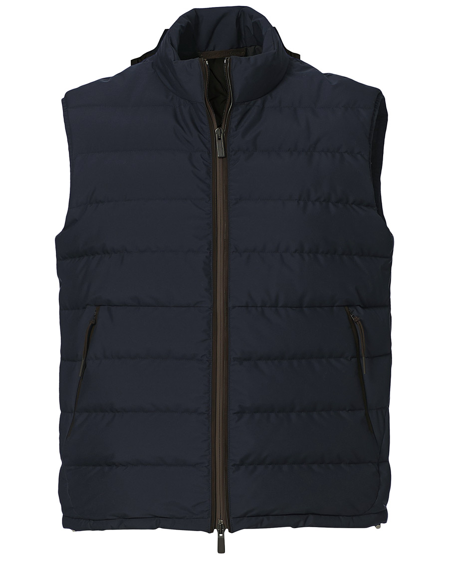 Homme | Manteaux Et Vestes | Ermenegildo Zegna | Stratos Nylon Vest Navy