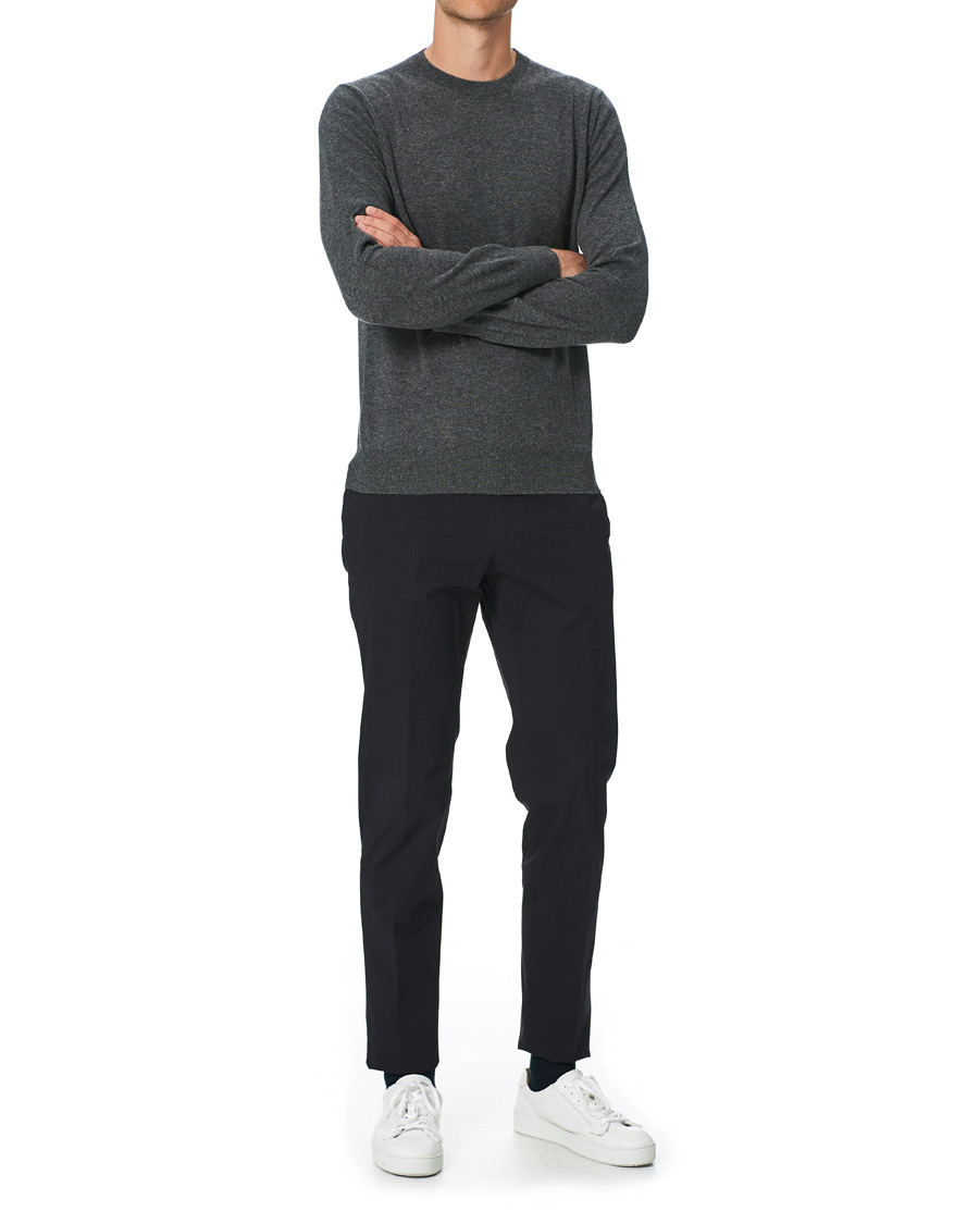 Homme | Pulls Et Tricots | Ermenegildo Zegna | Cashmere Crew Neck Sweater Dark Grey