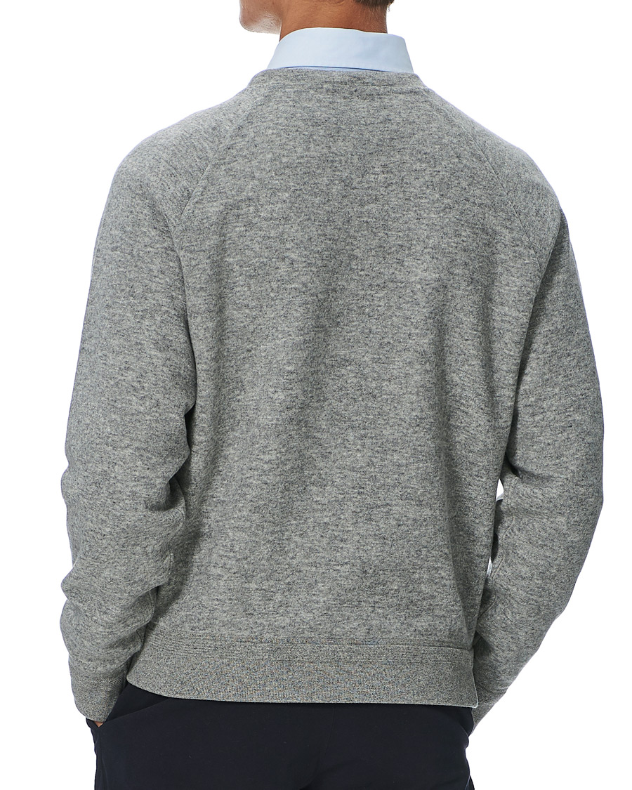 Homme | Pulls Et Tricots | Ermenegildo Zegna | Double Construction Cashmere Sweatshirt Silver Grey