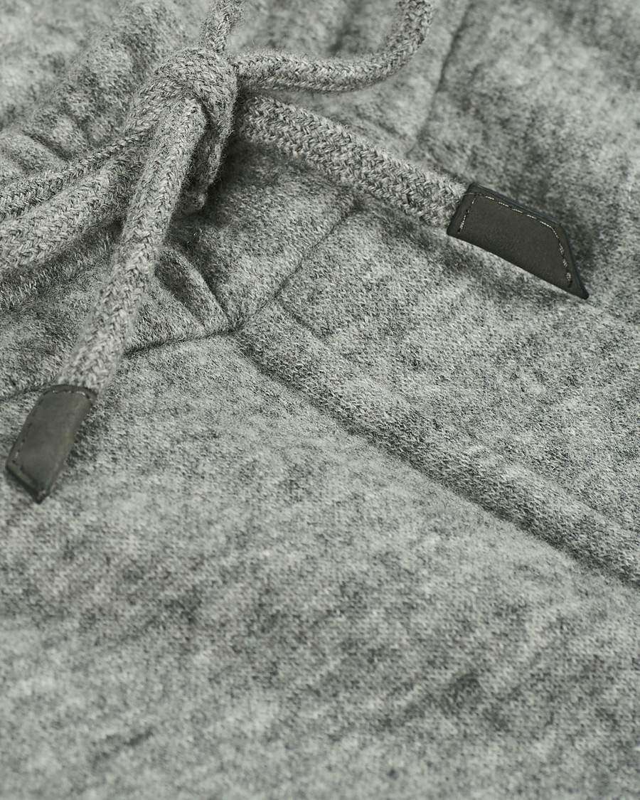 Homme | Pantalons | Ermenegildo Zegna | Double Construction Cashmere Joggers Silver Grey