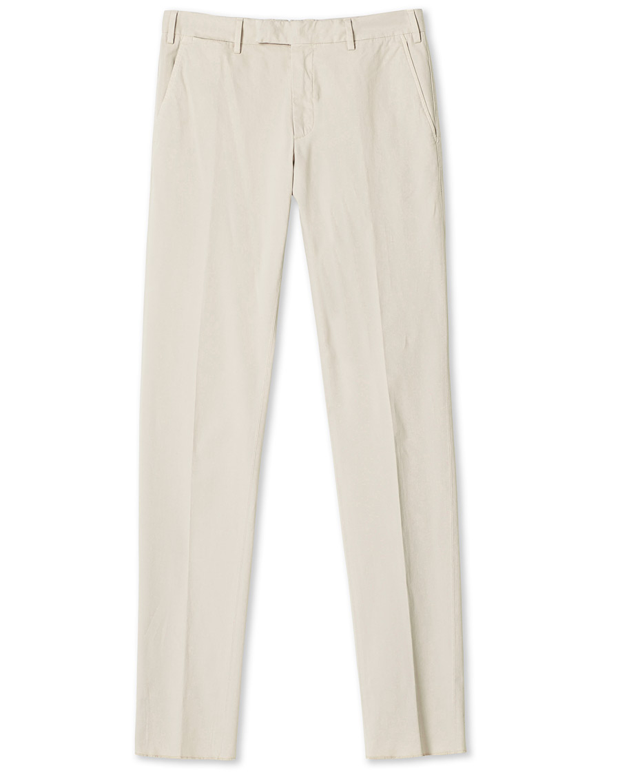 Homme | Pantalons | Ermenegildo Zegna | Premium Cotton Trousers Beige