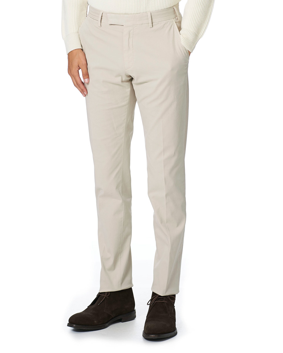 Homme | Pantalons | Ermenegildo Zegna | Premium Cotton Trousers Beige