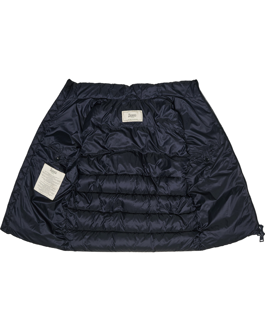 Homme | Manteaux Et Vestes | Herno | Globe Down Puffer Gilet Navy 46