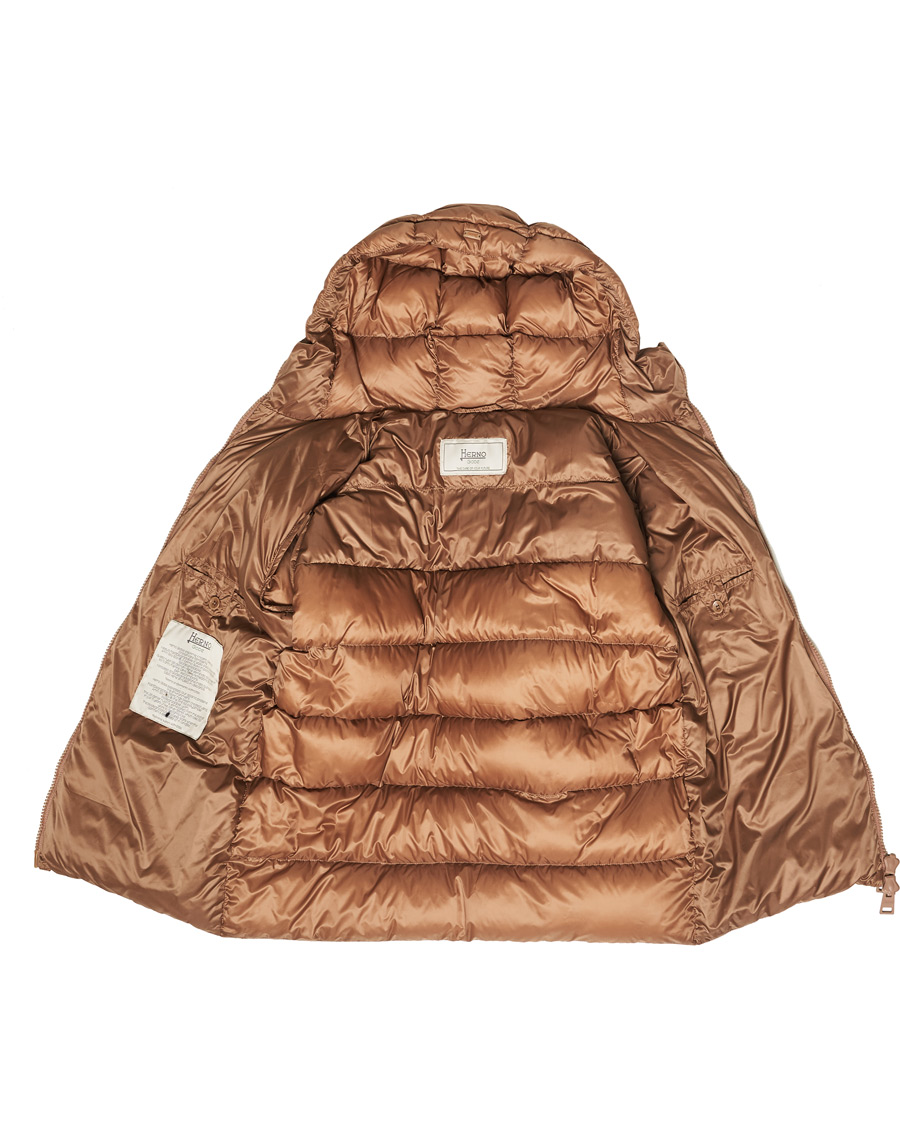 Homme | Manteaux Et Vestes | Herno | Globe Down Puffer Jacket Camel