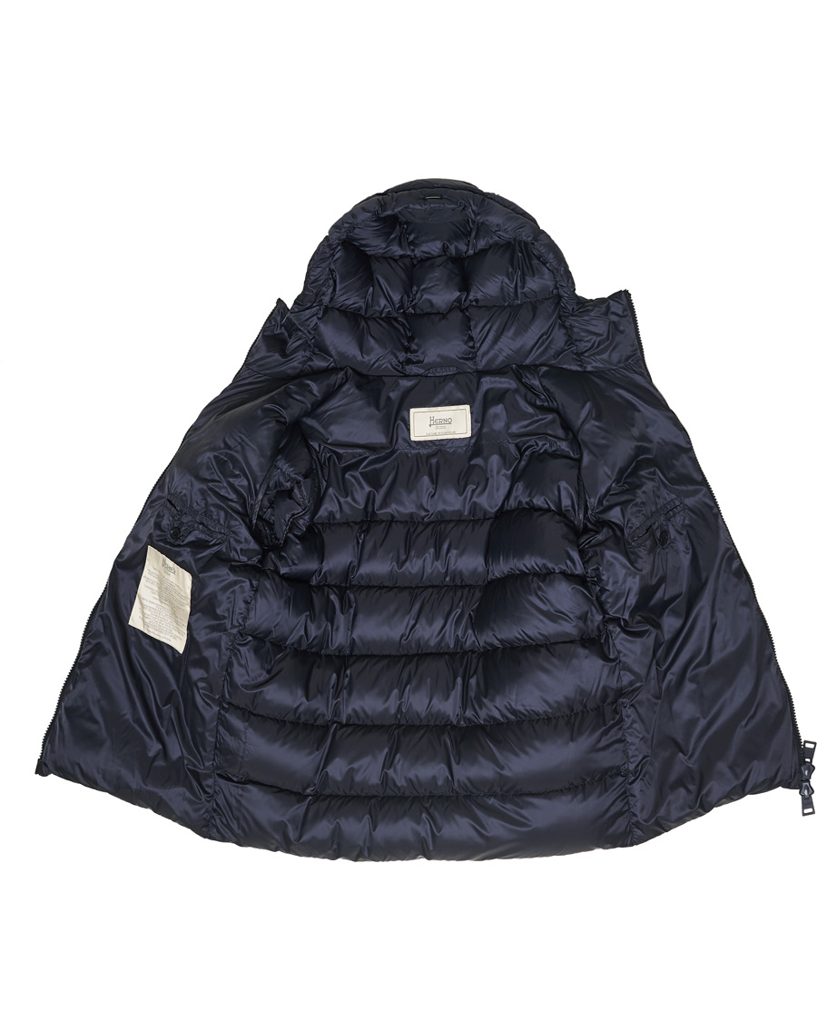 Homme | Manteaux Et Vestes | Herno | Globe Down Puffer Jacket Navy