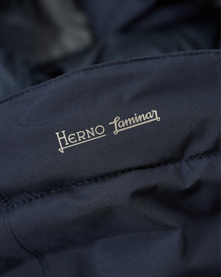 Homme | Manteaux Et Vestes | Herno | Laminar Waterproof Down Coat Navy