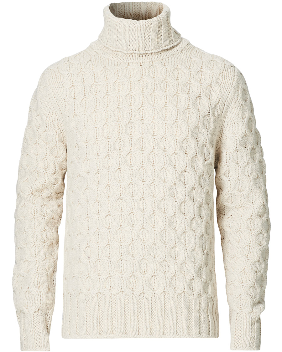 Homme | Pulls Et Tricots | Morris Heritage | Heritage Vincenzo Rollneck White