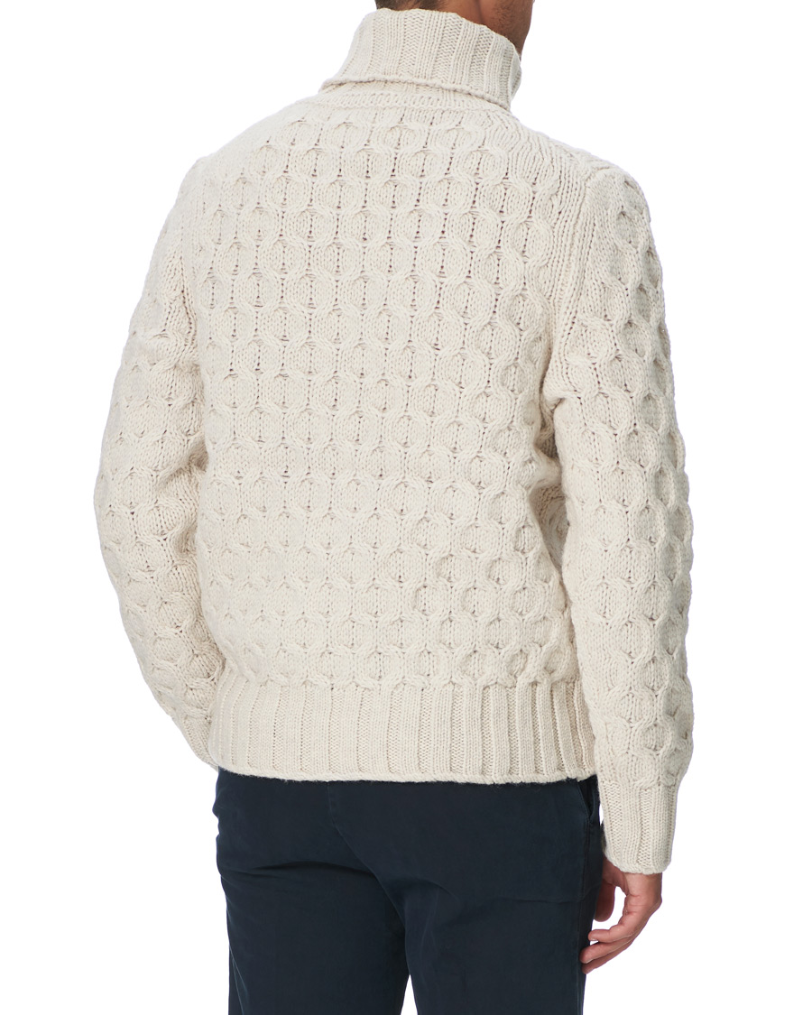 Homme | Pulls Et Tricots | Morris Heritage | Heritage Vincenzo Rollneck White