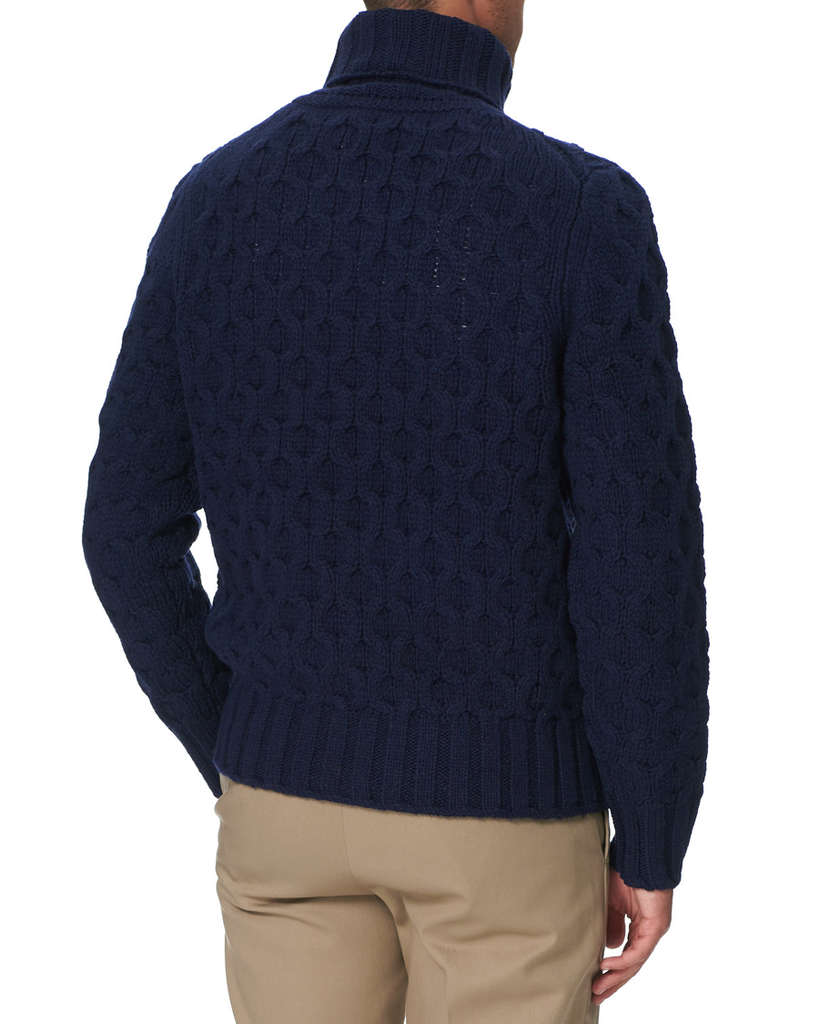 Homme | Pulls Et Tricots | Morris Heritage | Heritage Vincenzo Rollneck Navy