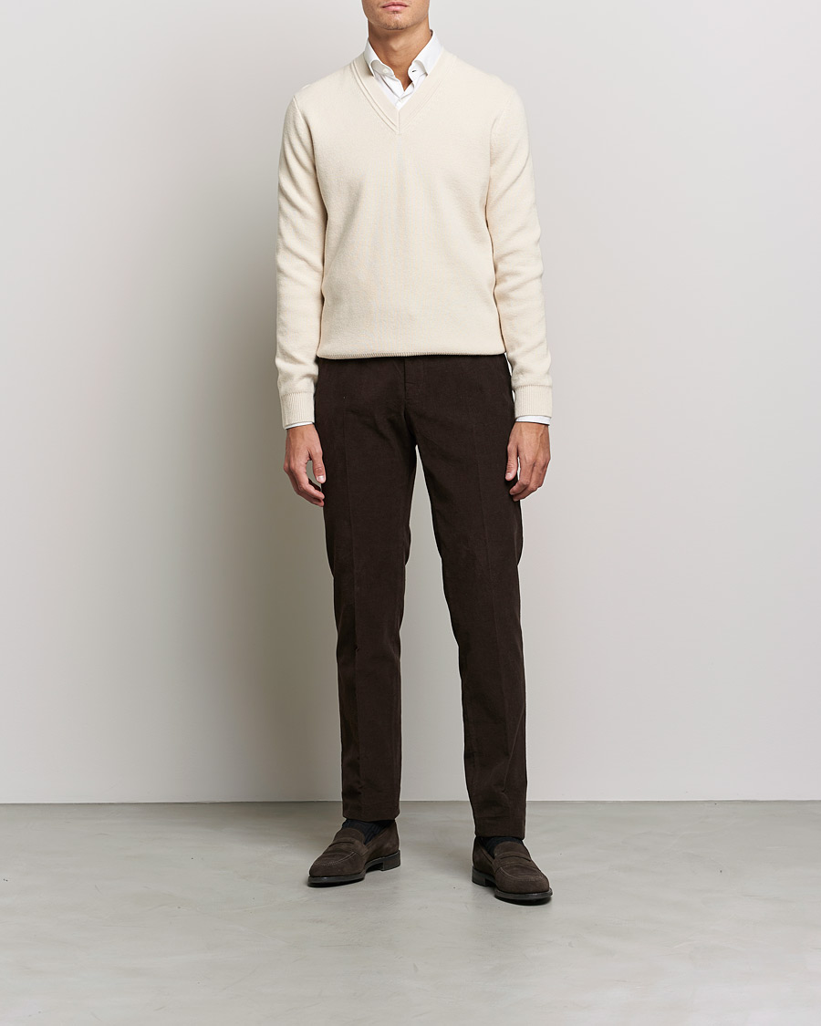 Homme | Pulls Et Tricots | Morris Heritage | Maretiimo V-Neck Off White