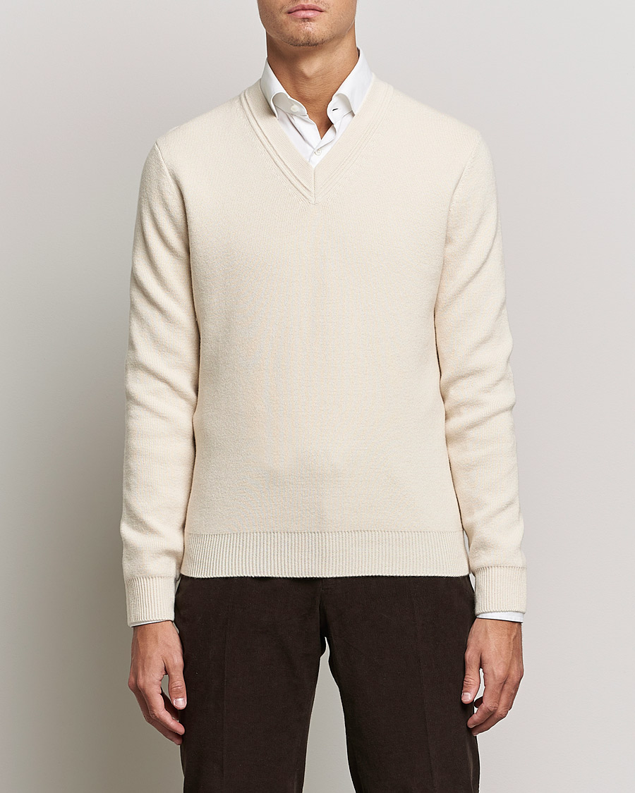 Homme | Pulls Et Tricots | Morris Heritage | Maretiimo V-Neck Off White