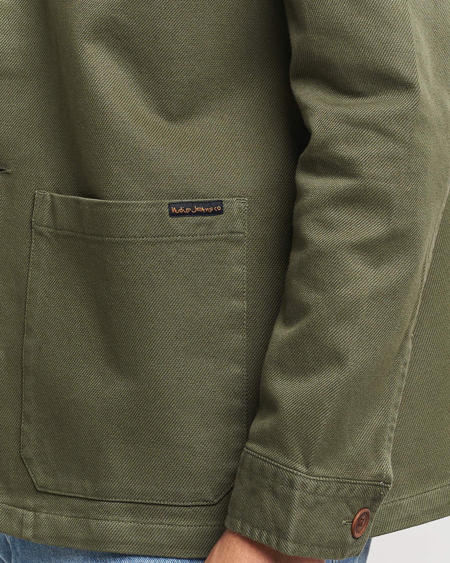 Heren | Overhemden | Nudie Jeans | Barney Worker Overshirt Olive