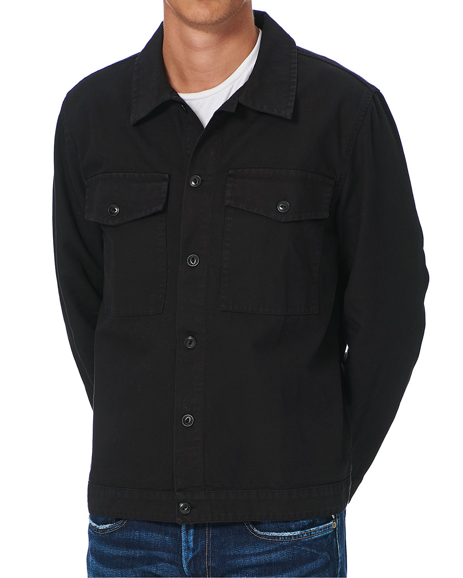 Homme | Nudie Jeans Colin Canvas Overshirt Black | Nudie Jeans | Colin Canvas Overshirt Black
