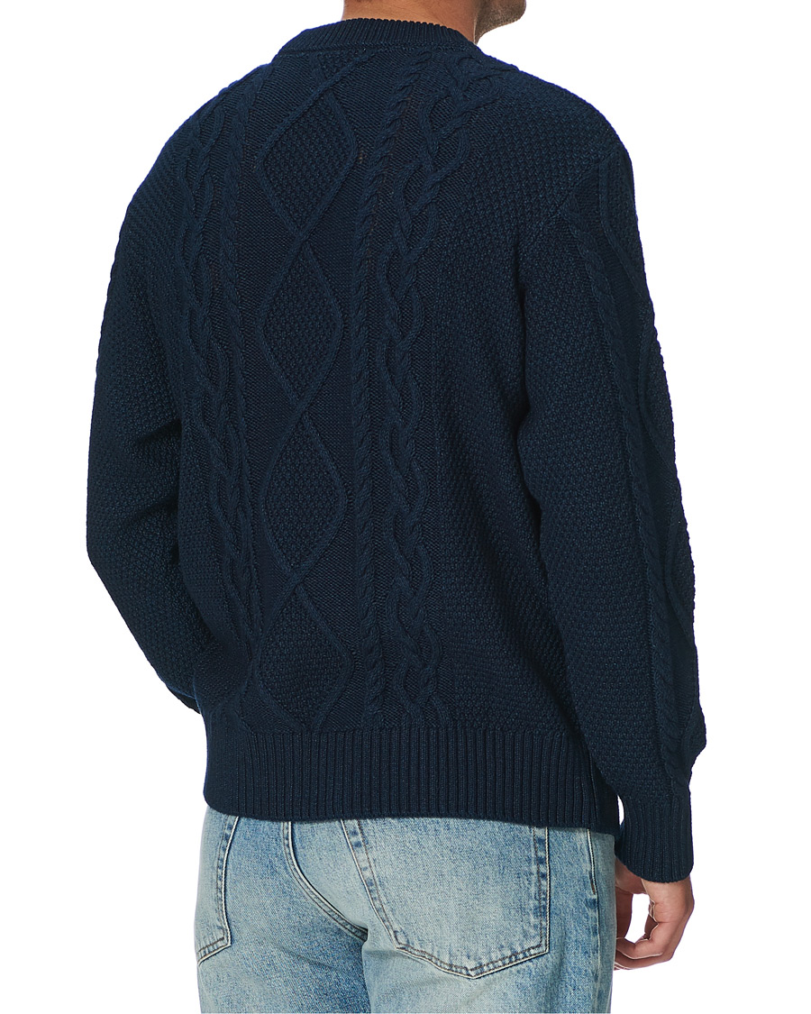 Homme | Pulls Et Tricots | Nudie Jeans | Didrik Braided Sweater Indigo