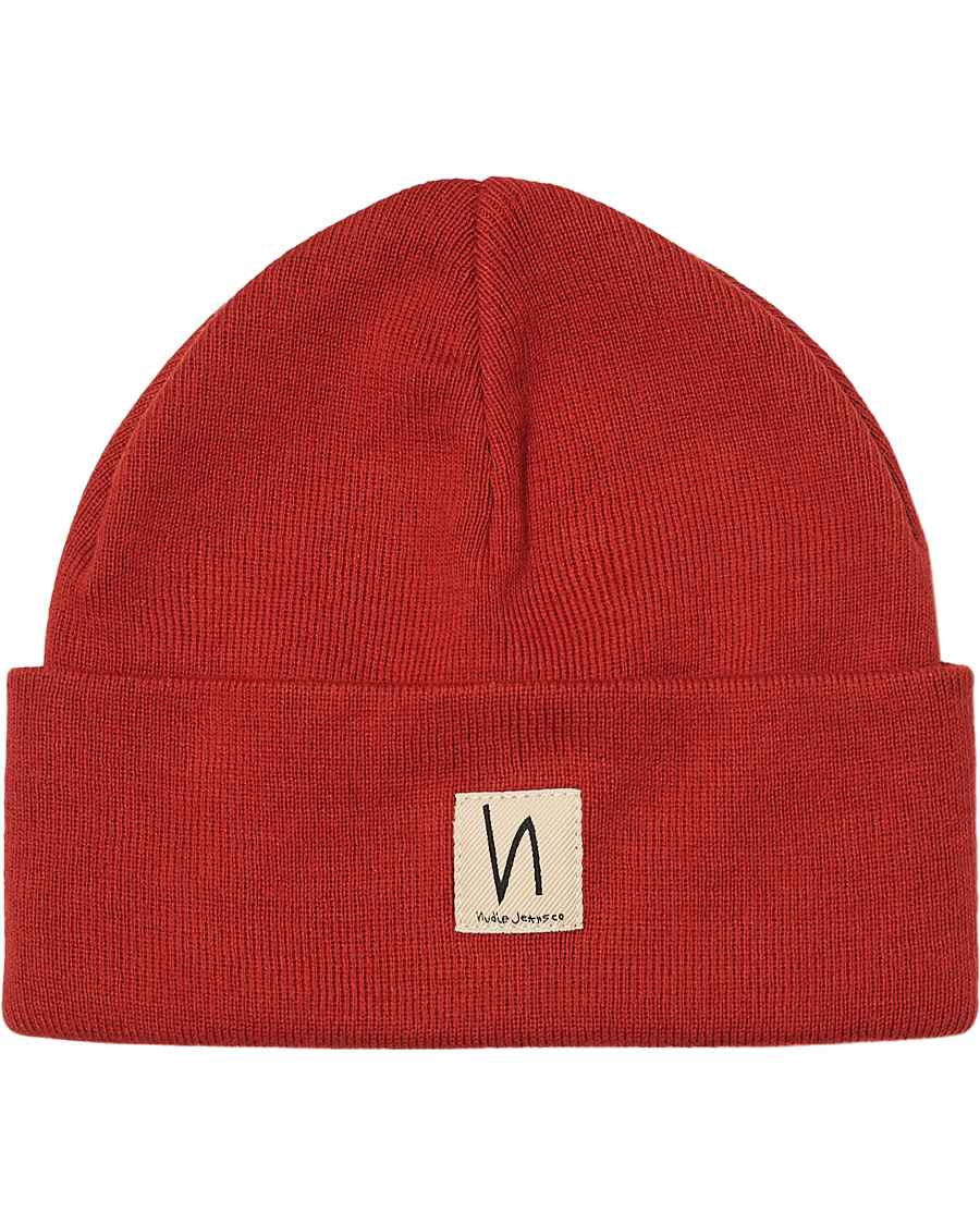Homme | Nudie Jeans Falksson Beanie Red | Nudie Jeans | Falksson Beanie Red