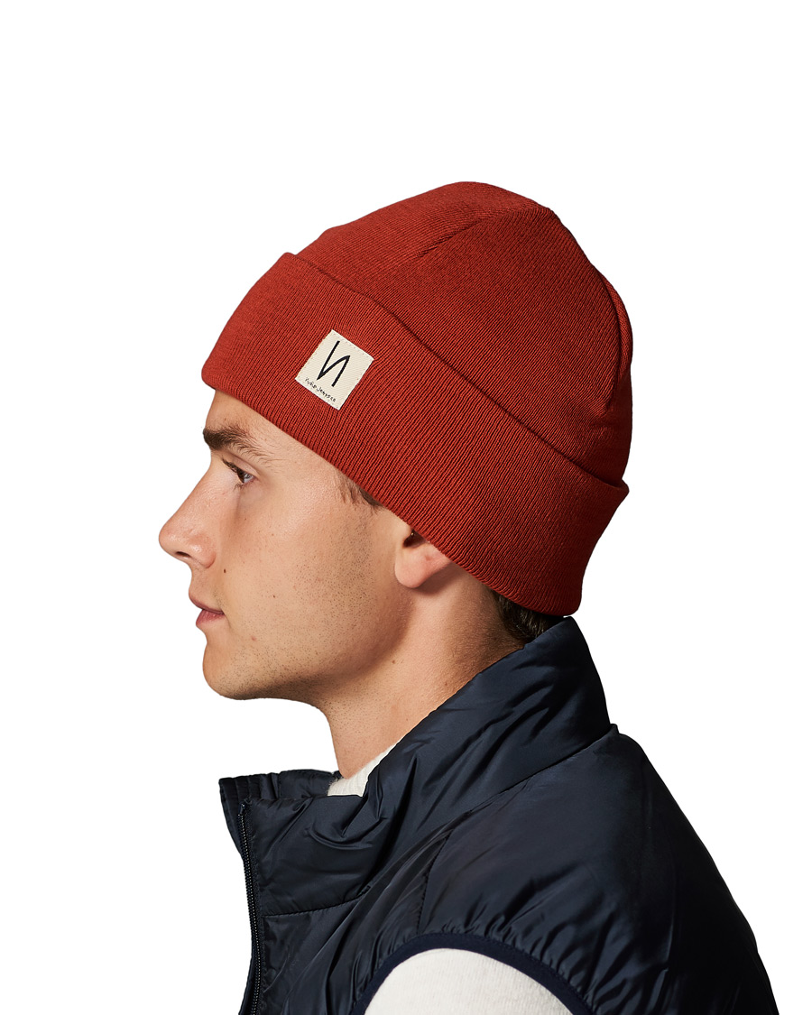 Homme | Nudie Jeans Falksson Beanie Red | Nudie Jeans | Falksson Beanie Red