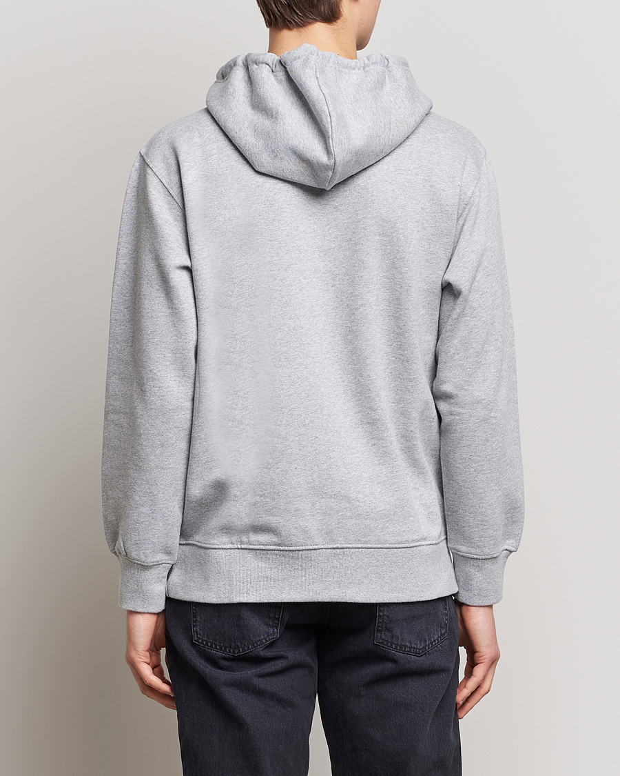 Homme | Pulls Et Tricots | Nudie Jeans | Franke Logo Hoodie Grey melange