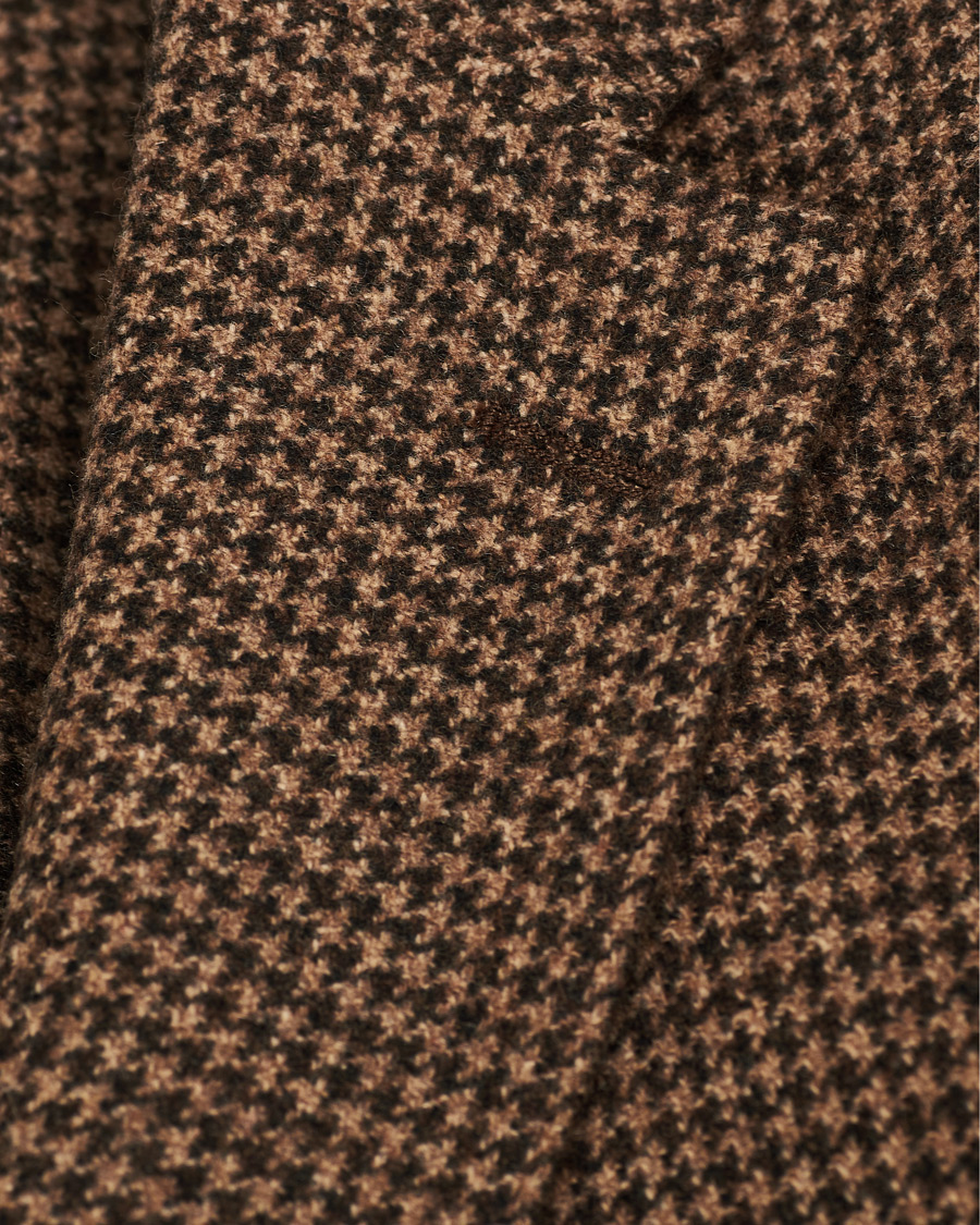 Homme | Blazers | Boglioli | K Jacket Houndstooth Blazer Brown