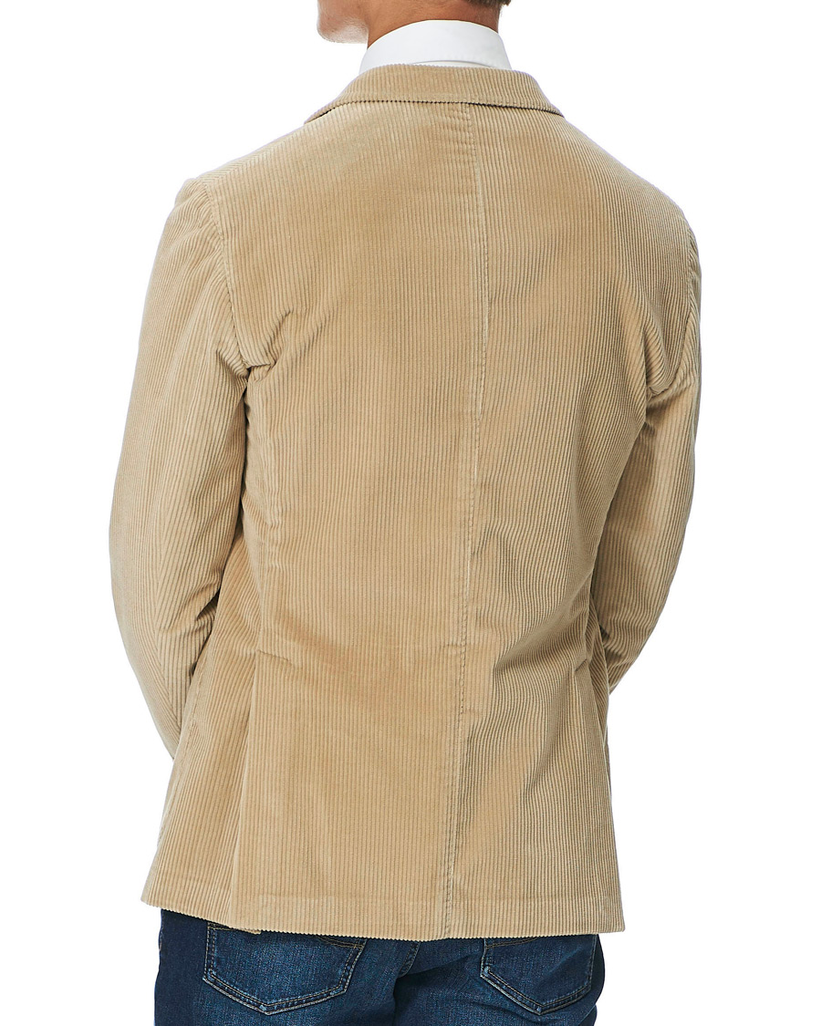 Homme | Blazers | Boglioli | K Jacket Wale Corduroy Blazer Beige