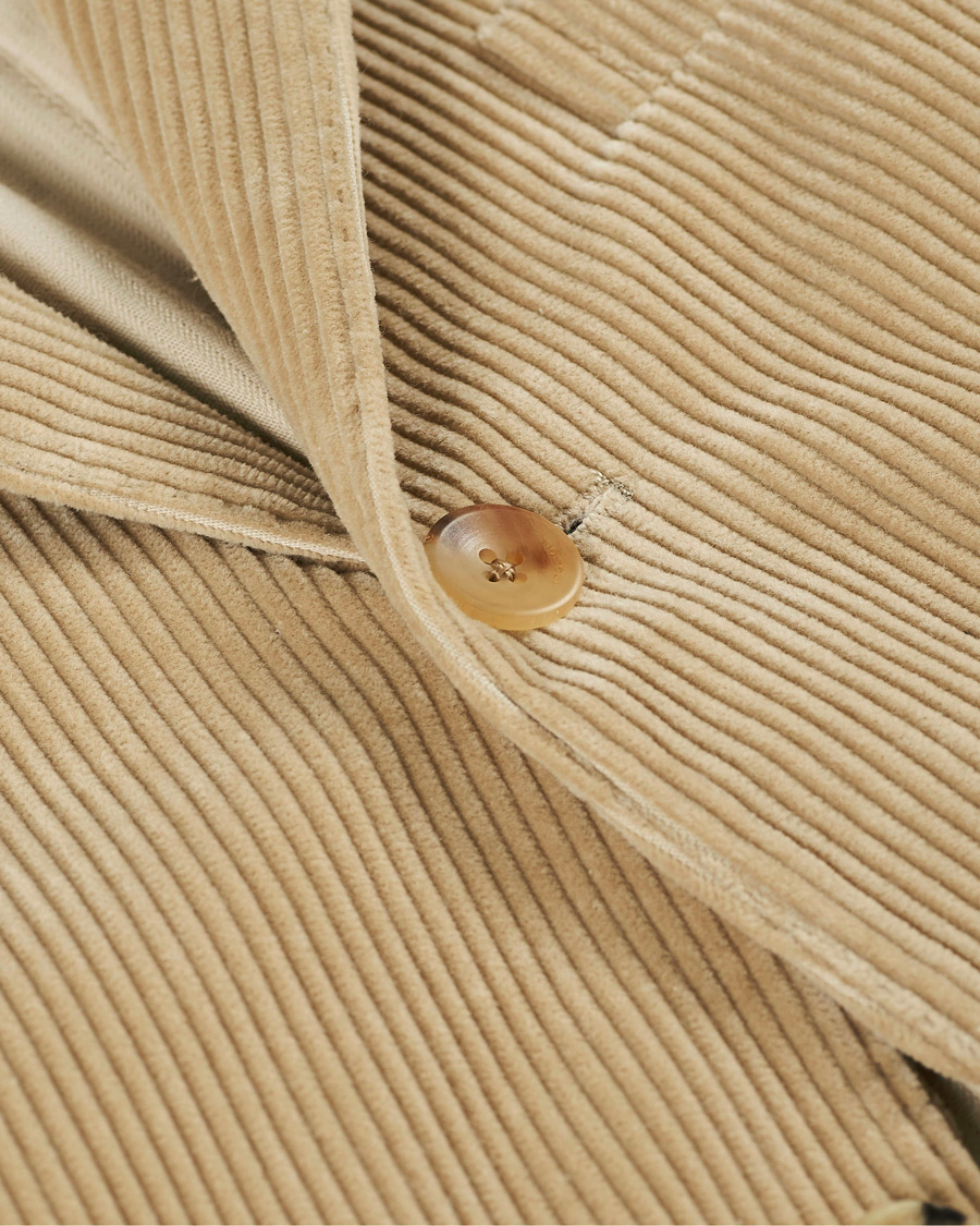 Homme | Blazers | Boglioli | K Jacket Wale Corduroy Blazer Beige