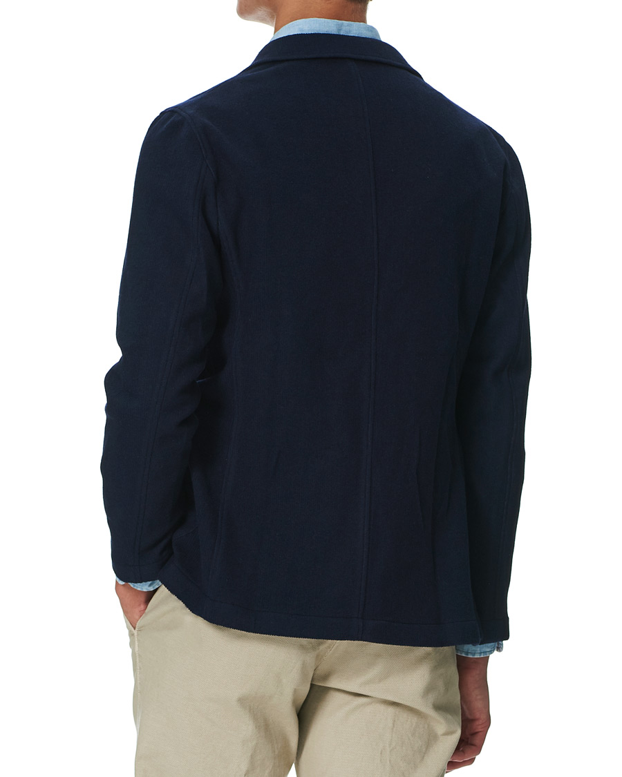 Homme | Blazers | Boglioli | Unconstructed Knitted Blazer Navy