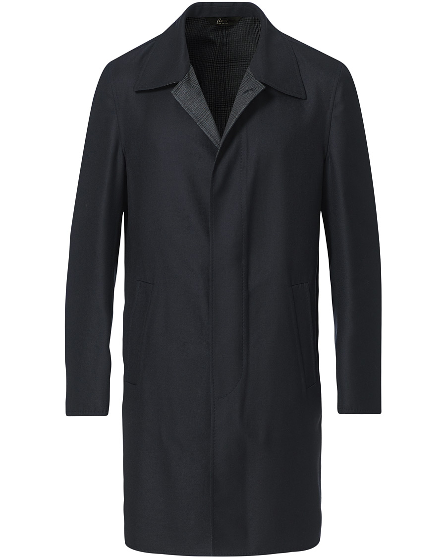 Homme | Manteaux Et Vestes | Brioni | Unconstructed Wool Coat Navy