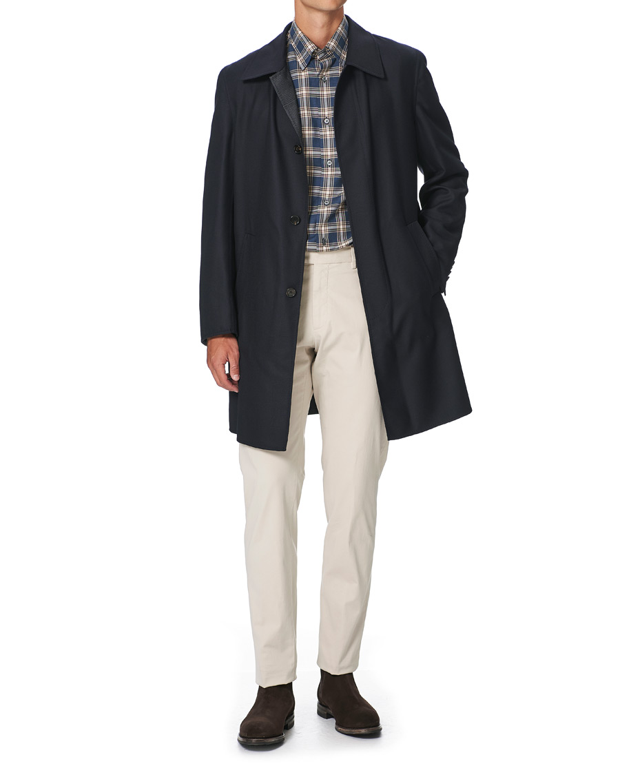 Homme | Manteaux Et Vestes | Brioni | Unconstructed Wool Coat Navy