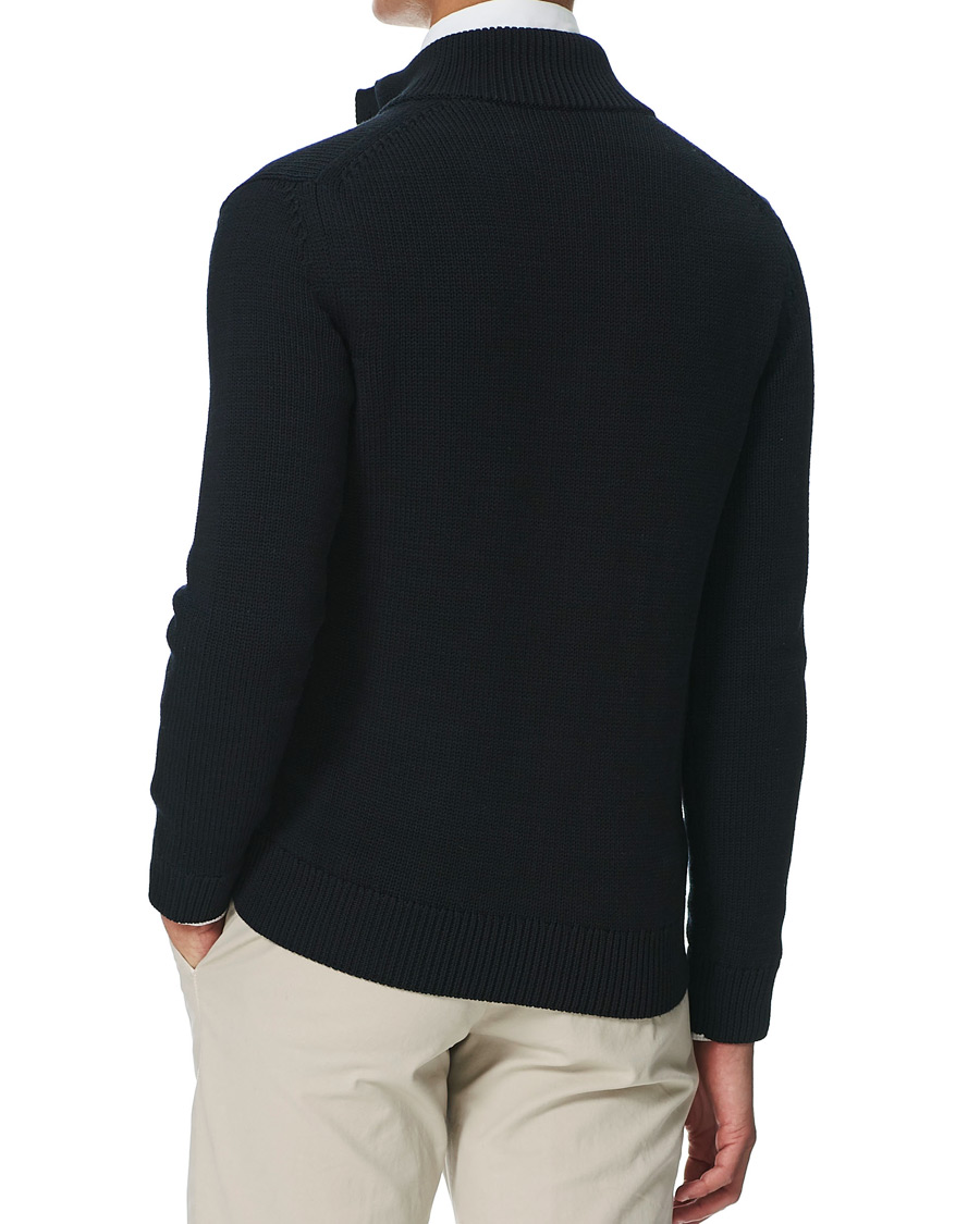 Homme | Pulls Et Tricots | Brioni | Heavy Wool Cardigan Jacket Navy