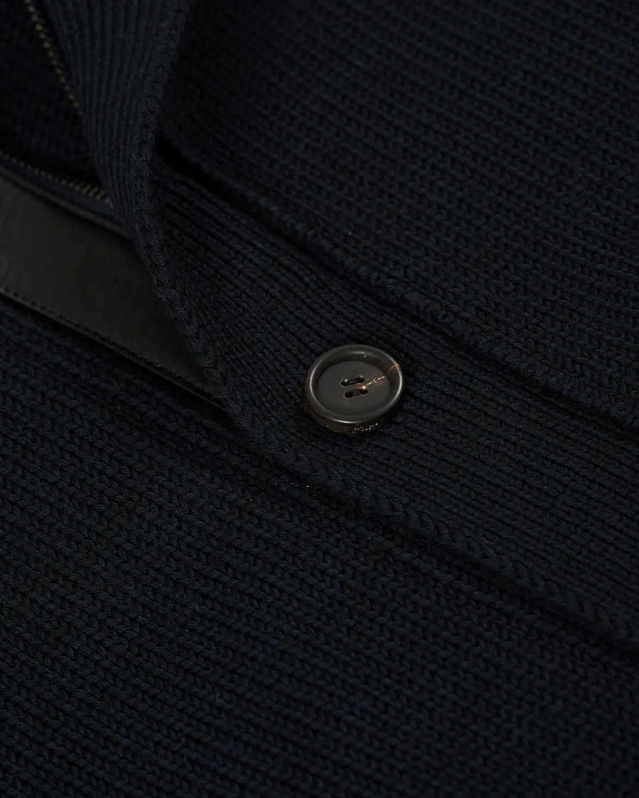 Homme | Pulls Et Tricots | Brioni | Heavy Wool Cardigan Jacket Navy