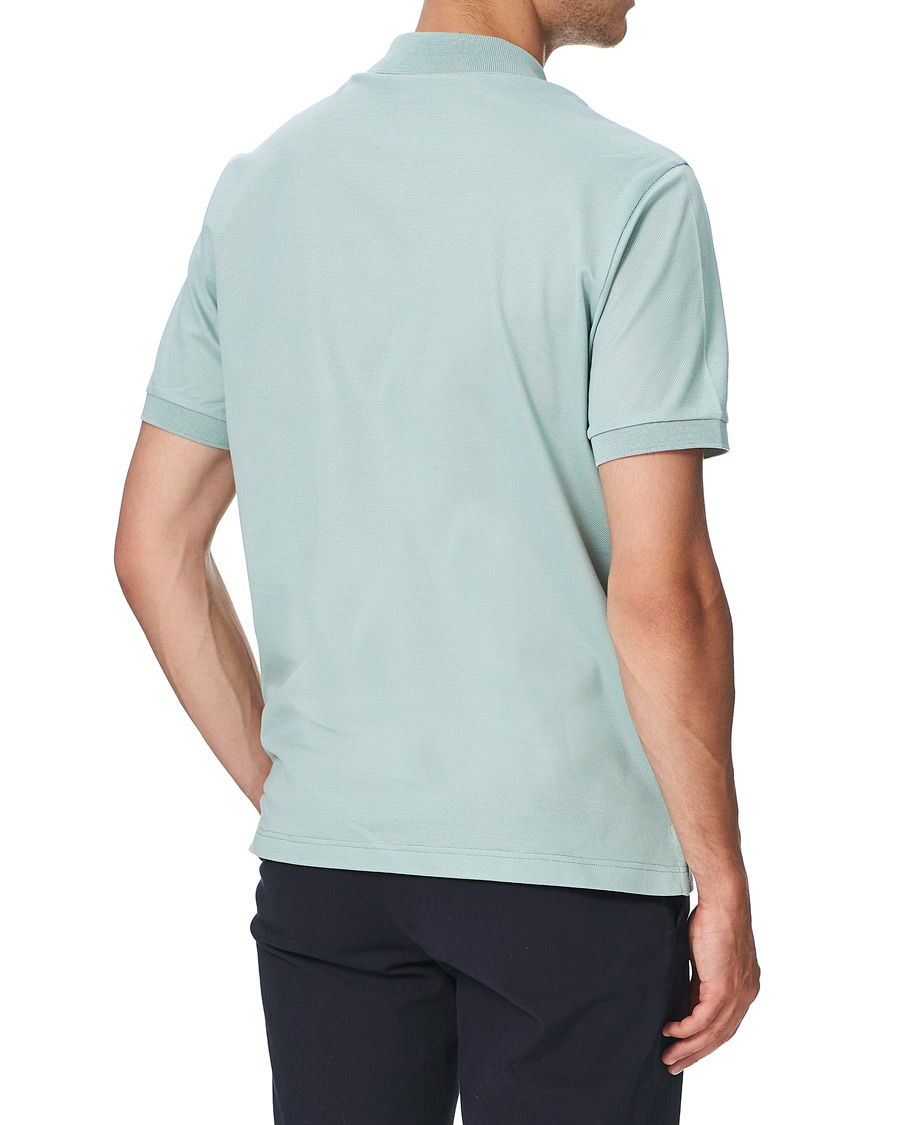 Homme | Polos | Brioni | Contrast Placket Polo Piquet Aqua