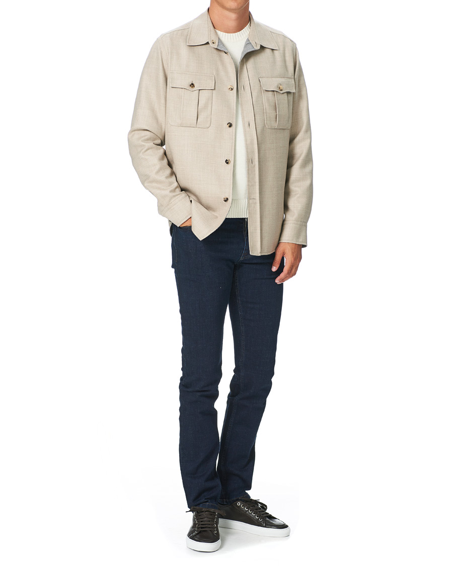 Homme | Jeans | Brioni | Aspen 5 Pocket Stretch Denim Dark Indigo