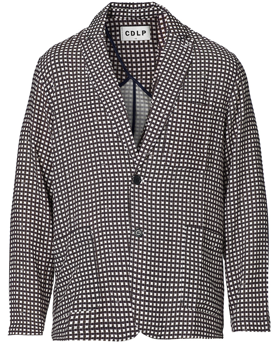 Heren | Overhemden | CDLP | Pool Jacket Navy Print