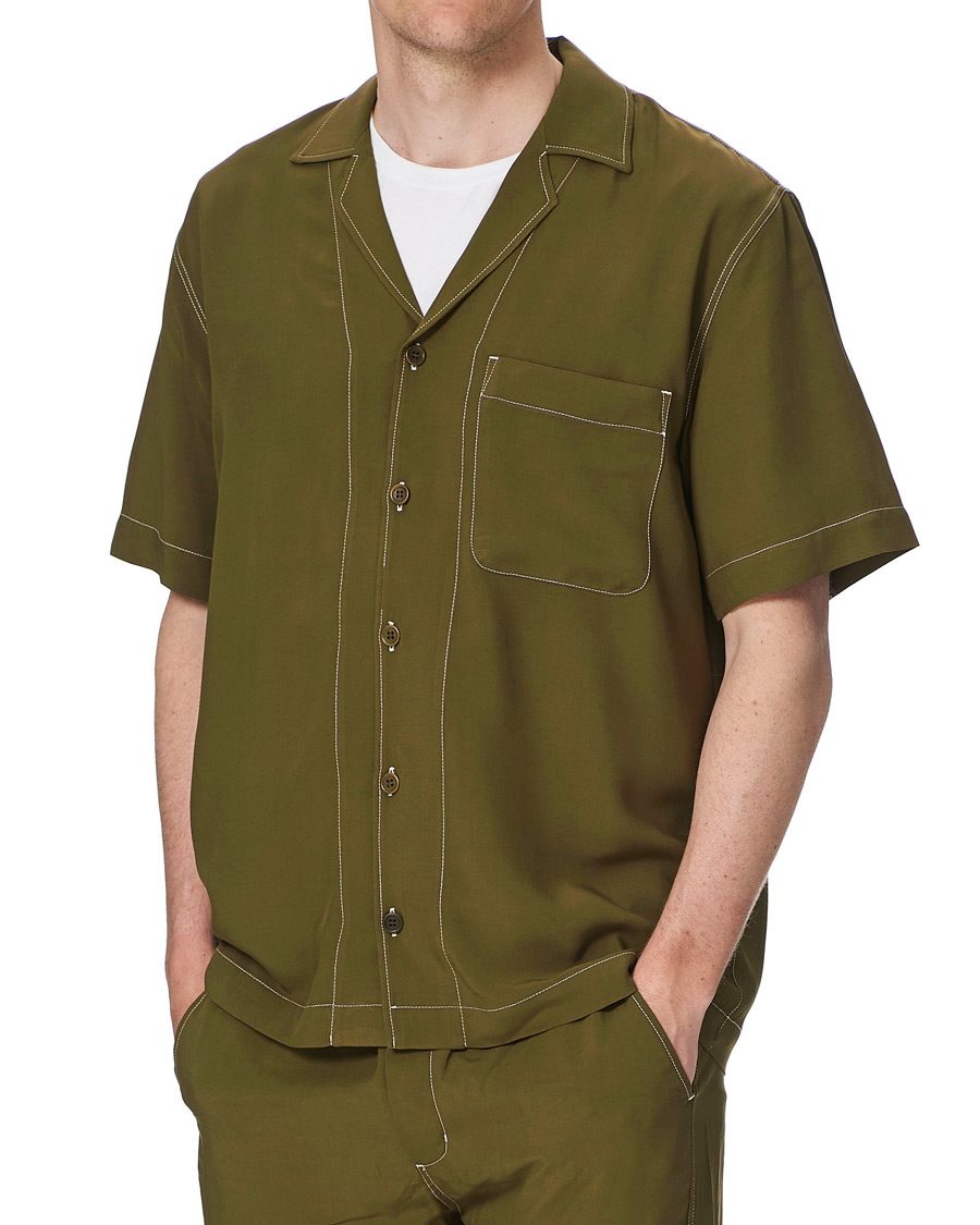 Heren | Overhemden | CDLP | Pool Shirt Olive