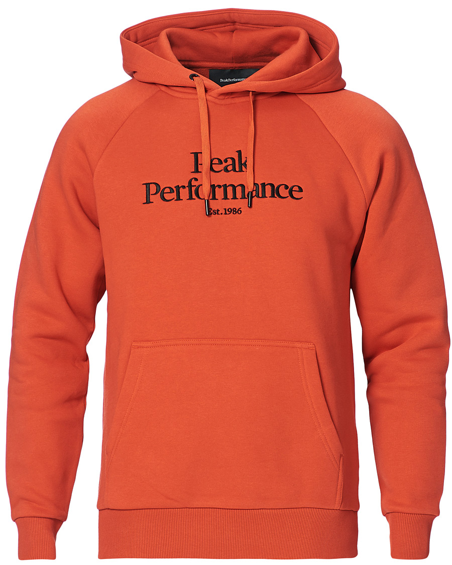 Homme | Pulls Et Tricots | Peak Performance | Original Logo Hoodie Orange