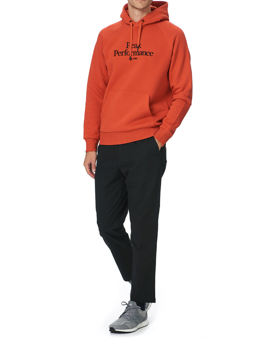 Homme | Pulls Et Tricots | Peak Performance | Original Logo Hoodie Orange