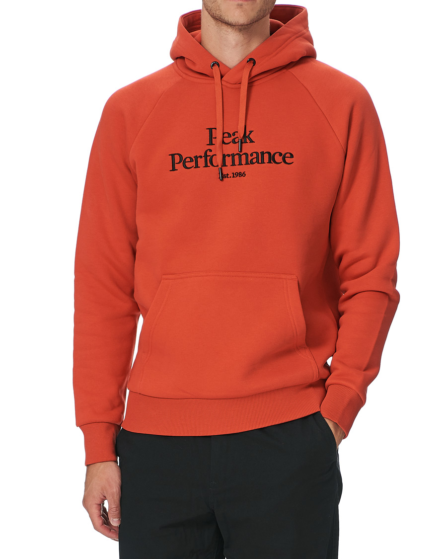 Homme | Pulls Et Tricots | Peak Performance | Original Logo Hoodie Orange