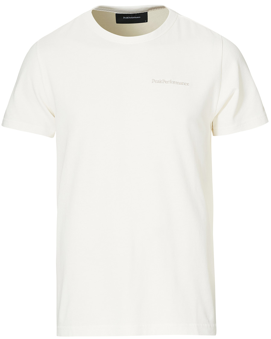 Homme | T-shirts | Peak Performance | Moment Organic Cotton Tee Off White