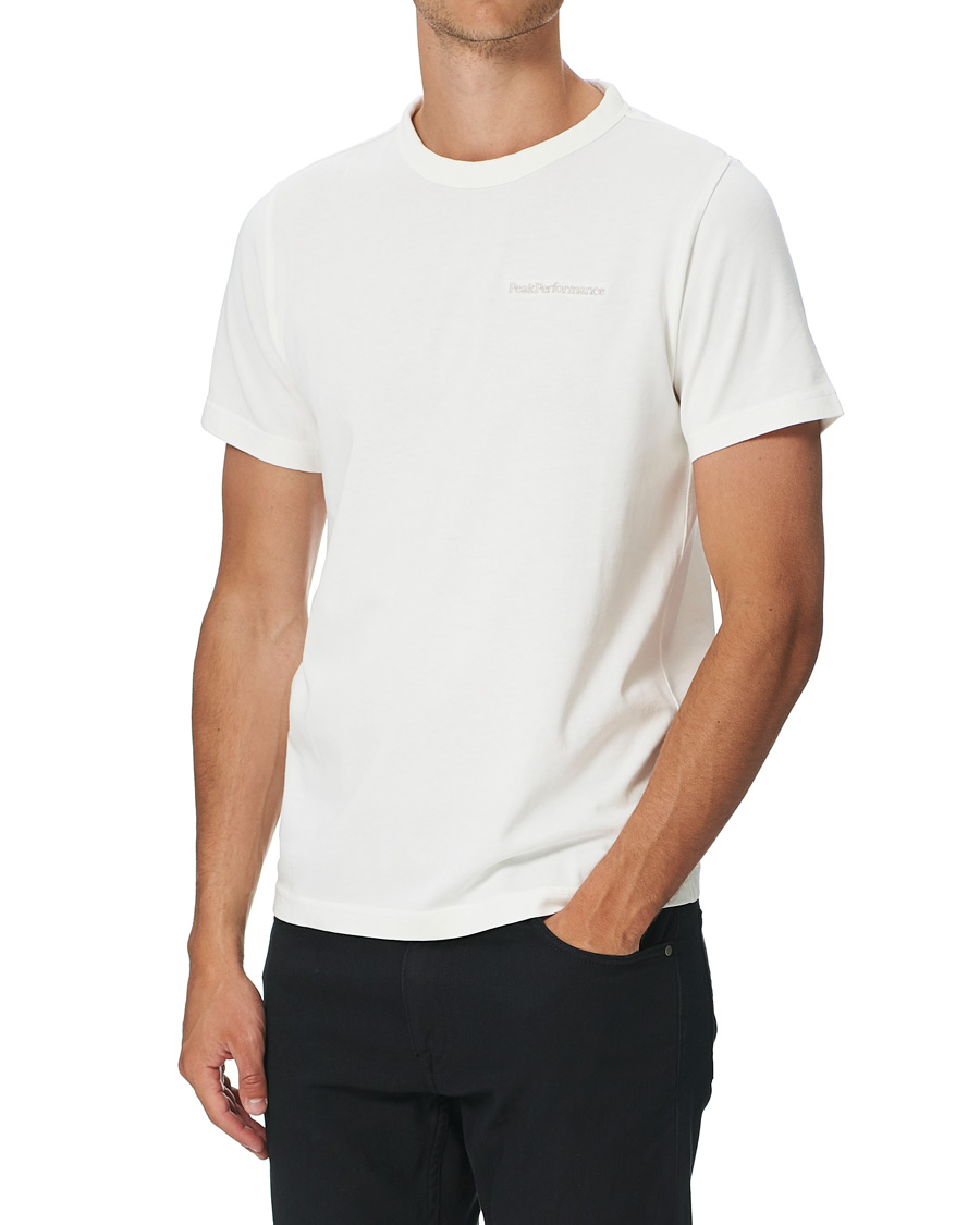 Homme | T-shirts | Peak Performance | Moment Organic Cotton Tee Off White