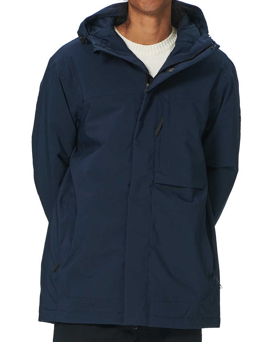 Homme | Manteaux Et Vestes | Peak Performance | Unified Hooded Jacket Blue Shadow