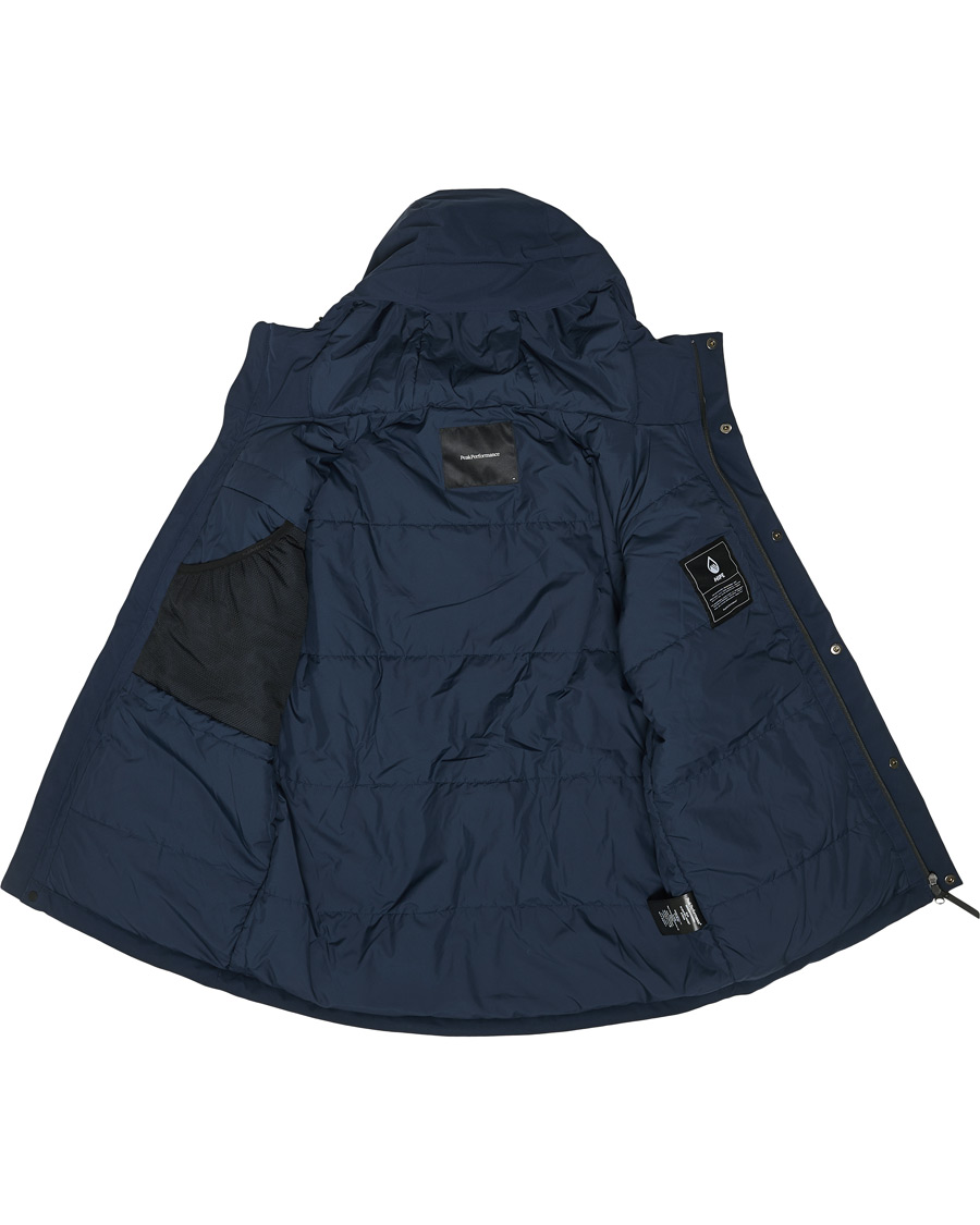 Homme | Manteaux Et Vestes | Peak Performance | Unified Hooded Jacket Blue Shadow