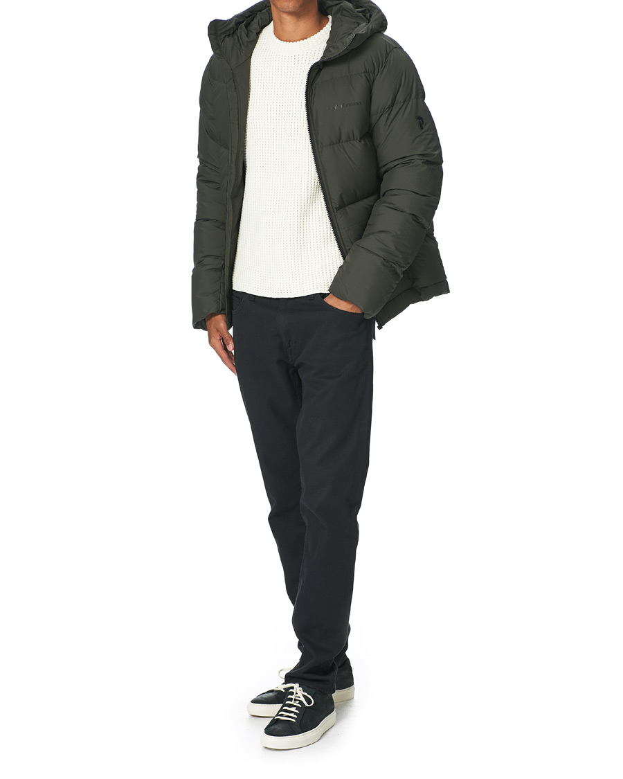 Homme | Manteaux Et Vestes | Peak Performance | Rivel Down Hooded Jacket Olive Extreme