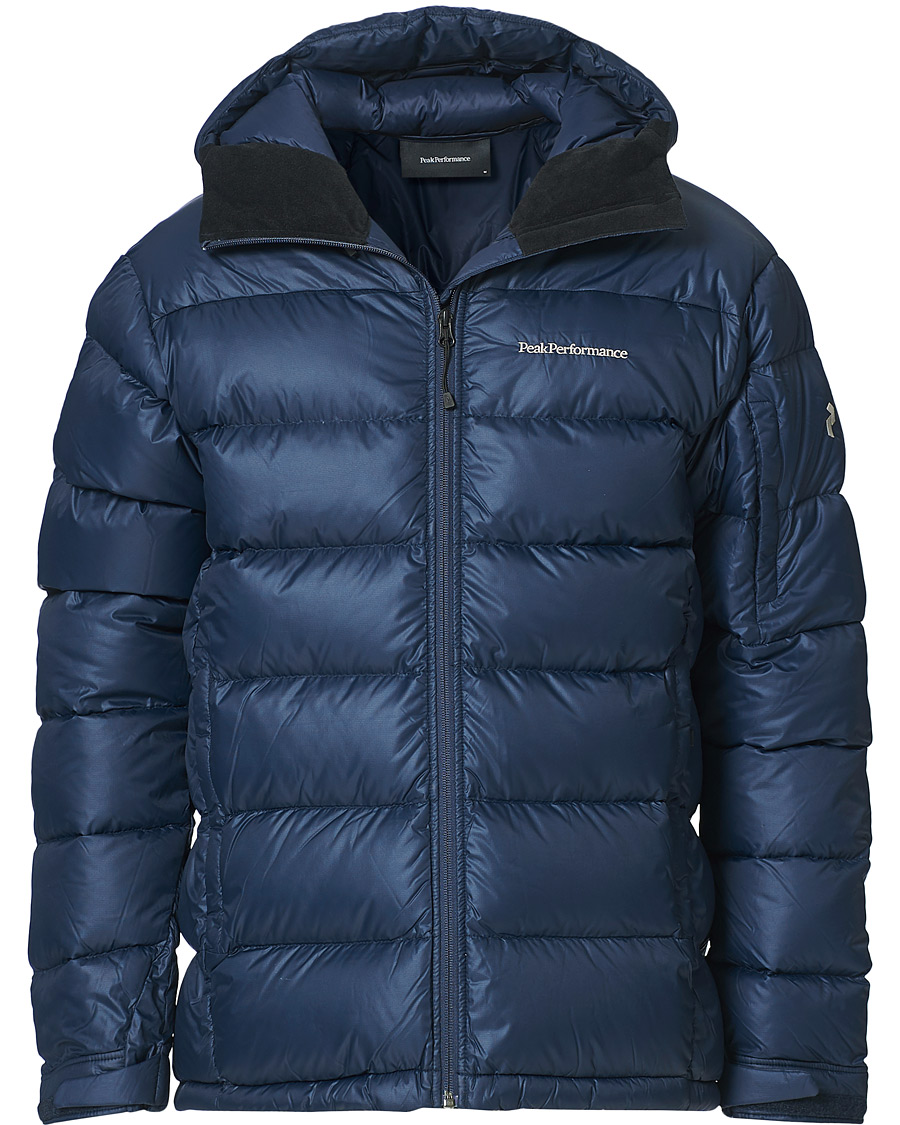 Homme | Manteaux Et Vestes | Peak Performance | Frost Down Hooded Jacket Blue Shadow