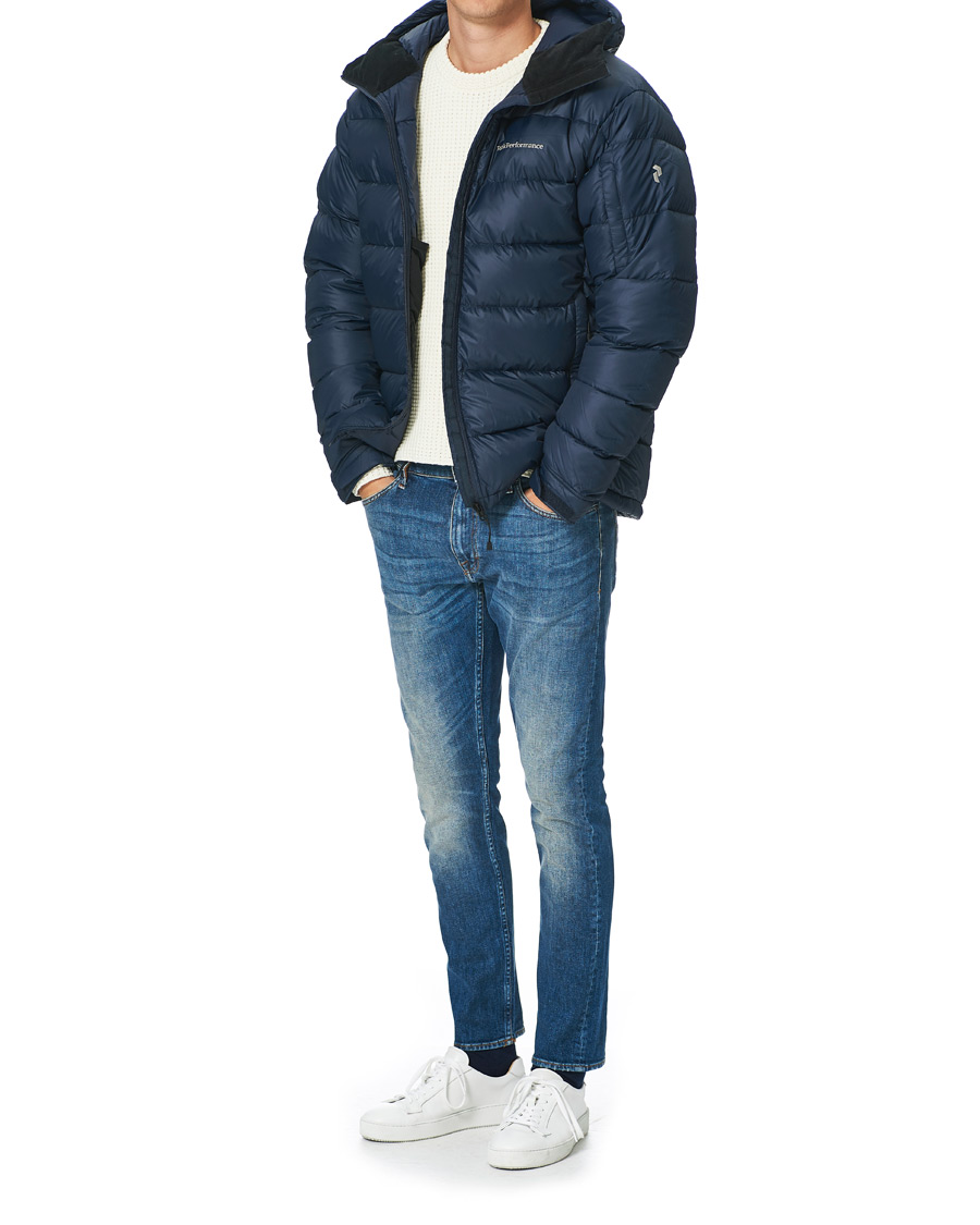 Homme | Manteaux Et Vestes | Peak Performance | Frost Down Hooded Jacket Blue Shadow
