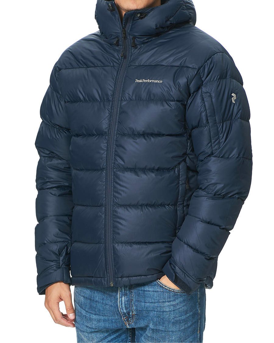 Homme | Manteaux Et Vestes | Peak Performance | Frost Down Hooded Jacket Blue Shadow