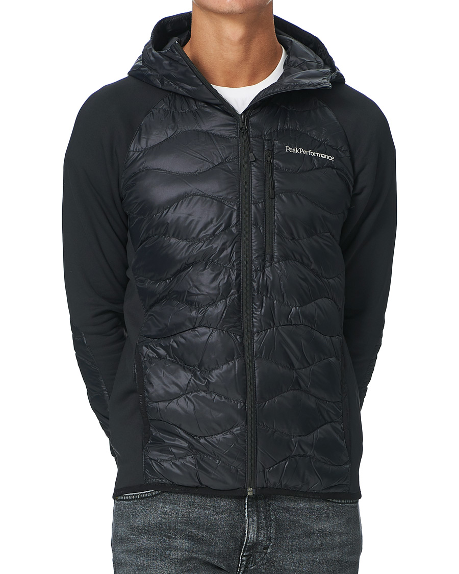 Homme | Manteaux Et Vestes | Peak Performance | Helium Hybrid Hooded Jacket Black