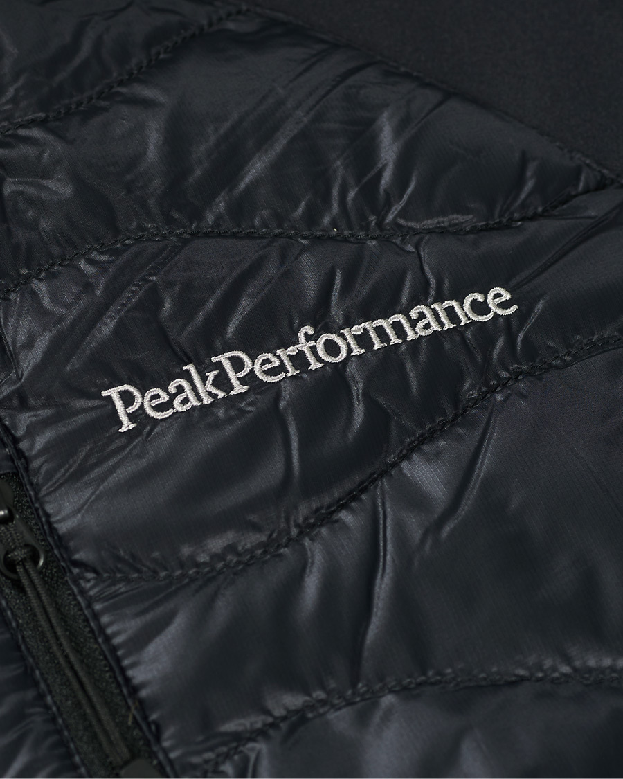 Homme | Manteaux Et Vestes | Peak Performance | Helium Hybrid Hooded Jacket Black