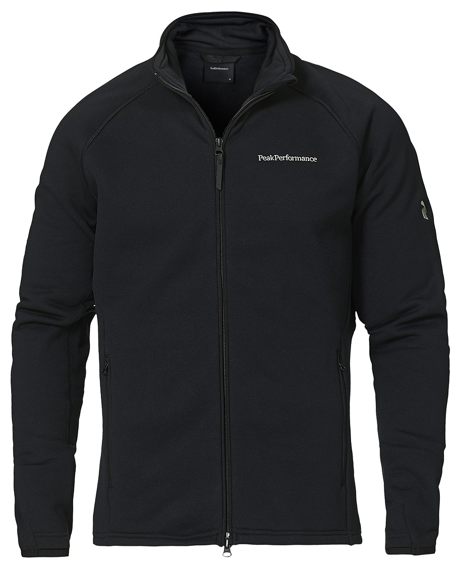 Heren | Truien | Peak Performance | Chill Full Zip Jacket Black