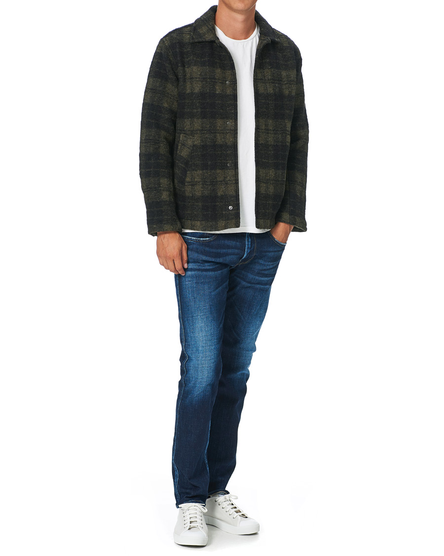 Homme | Manteaux Et Vestes | Peak Performance | Checked Wool Shirt Olive