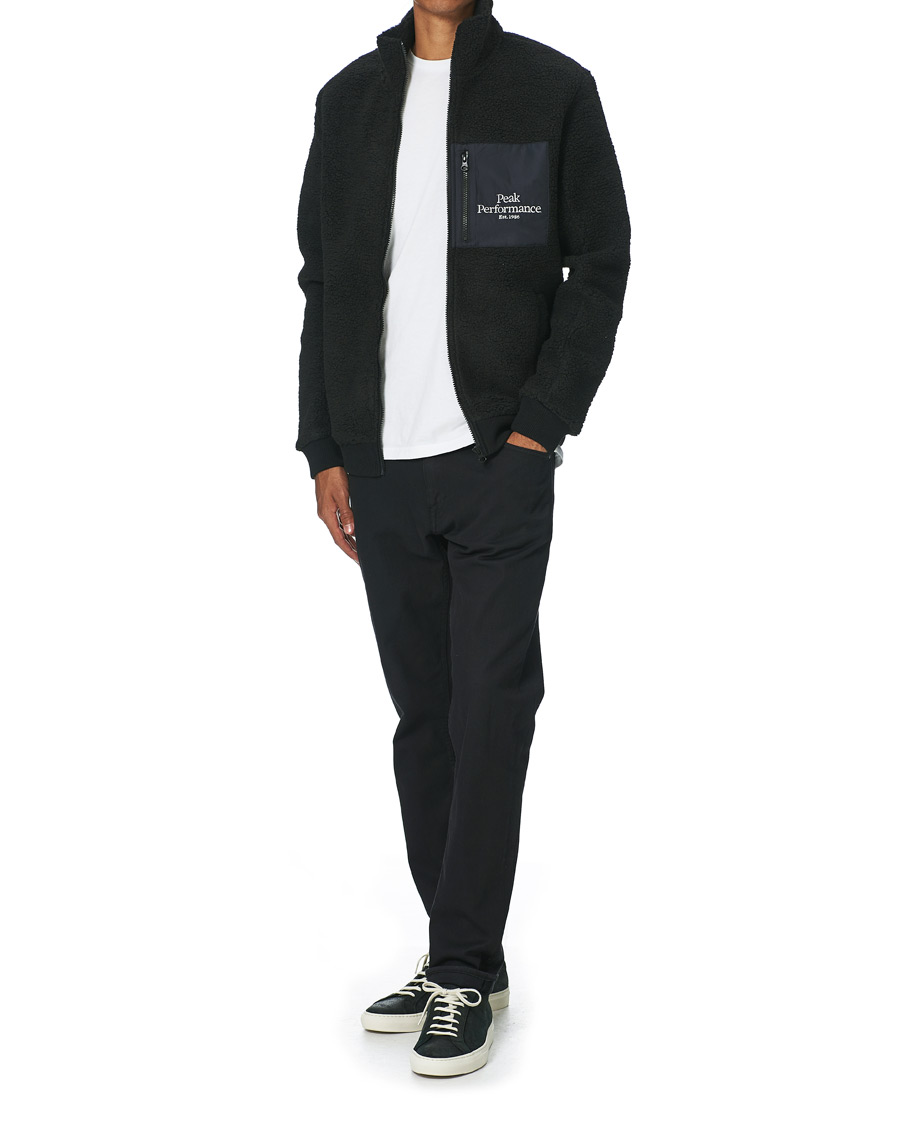 Homme | Pulls Et Tricots | Peak Performance | Original Pile Zip Jacket Black