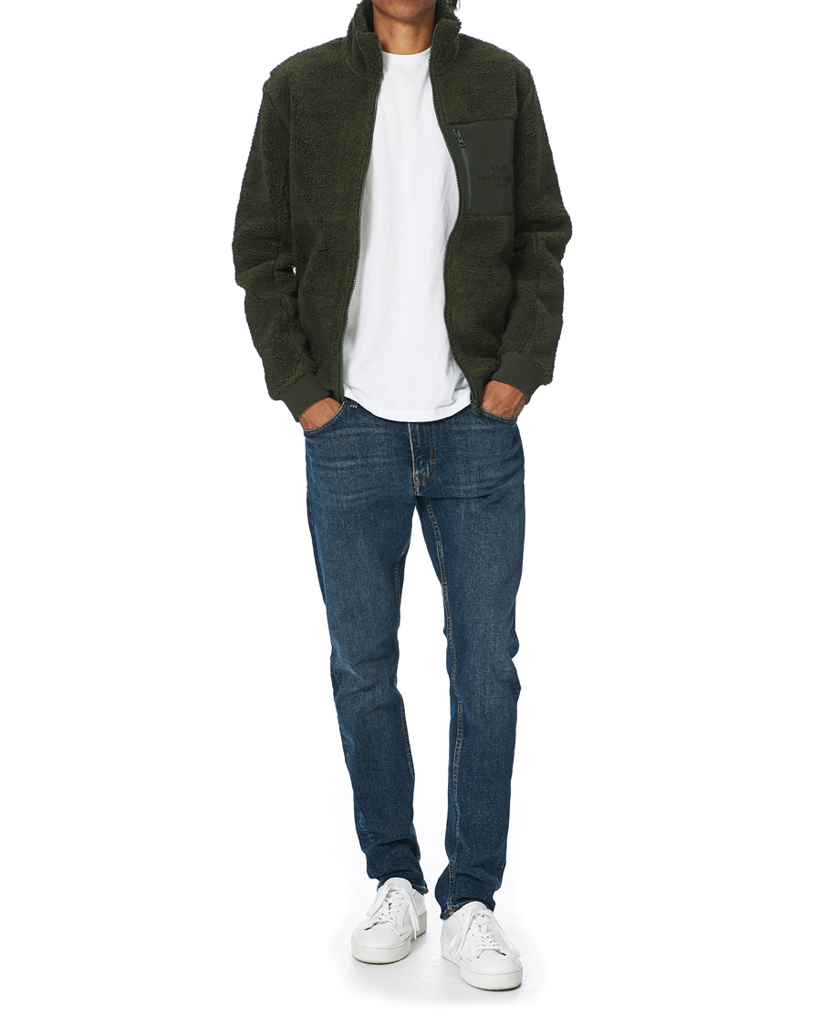 Homme | Pulls Et Tricots | Peak Performance | Original Pile Zip Jacket Olive Extreme